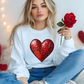 Glitter Heart Valentine’s Day Sweatshirt