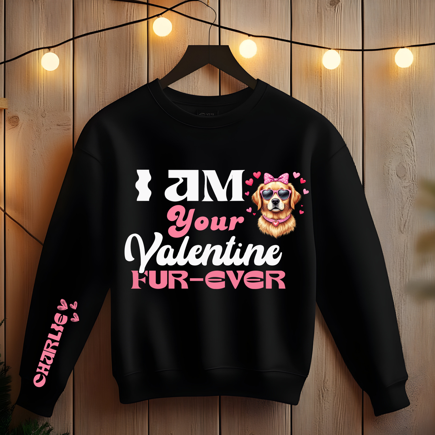 Valentines Dog Sweatshirt