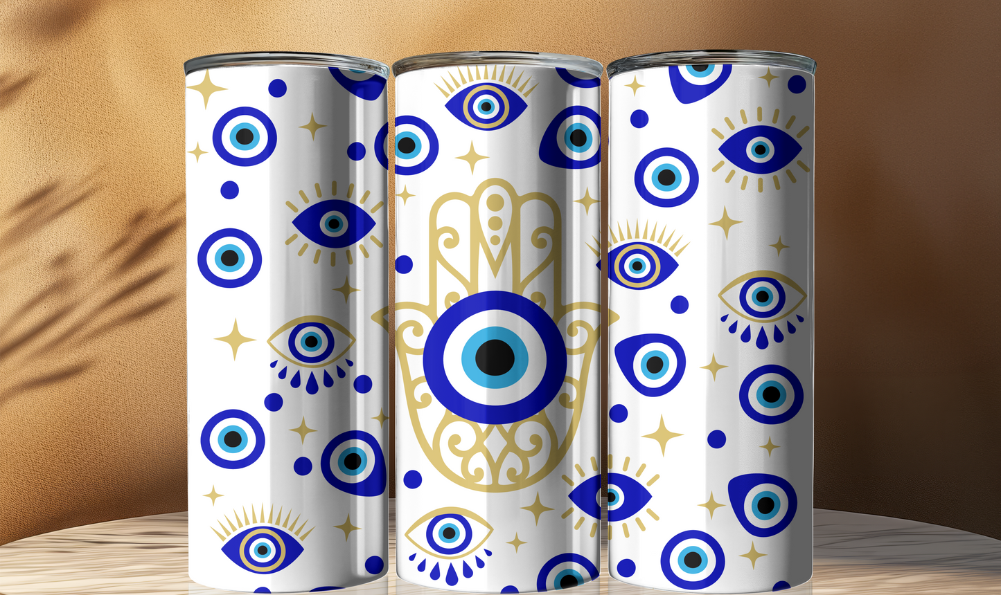 Evil Eye- 20oz Straight Tumbler