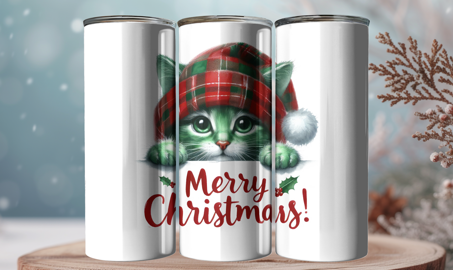 😻 Purr-fectly Festive! 😻-20oz Tumbler