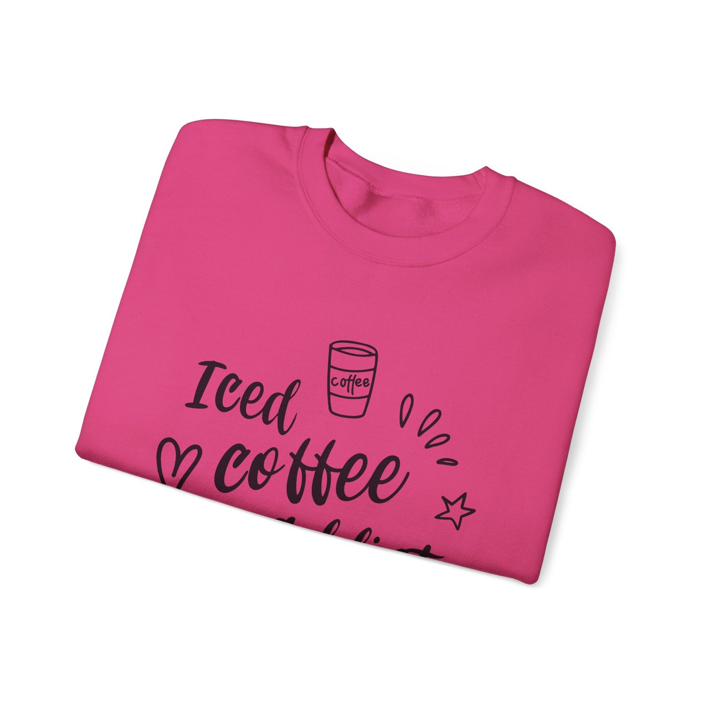 Iced Coffee Addict Heavy Blend Crewneck Sweatshirt