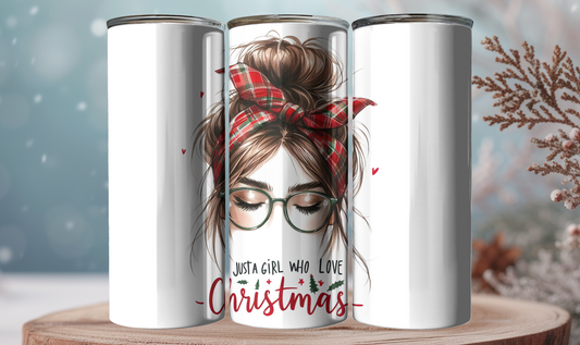 ✨ Just a Girl Who Loves Christmas! ✨-20oz Tumbler