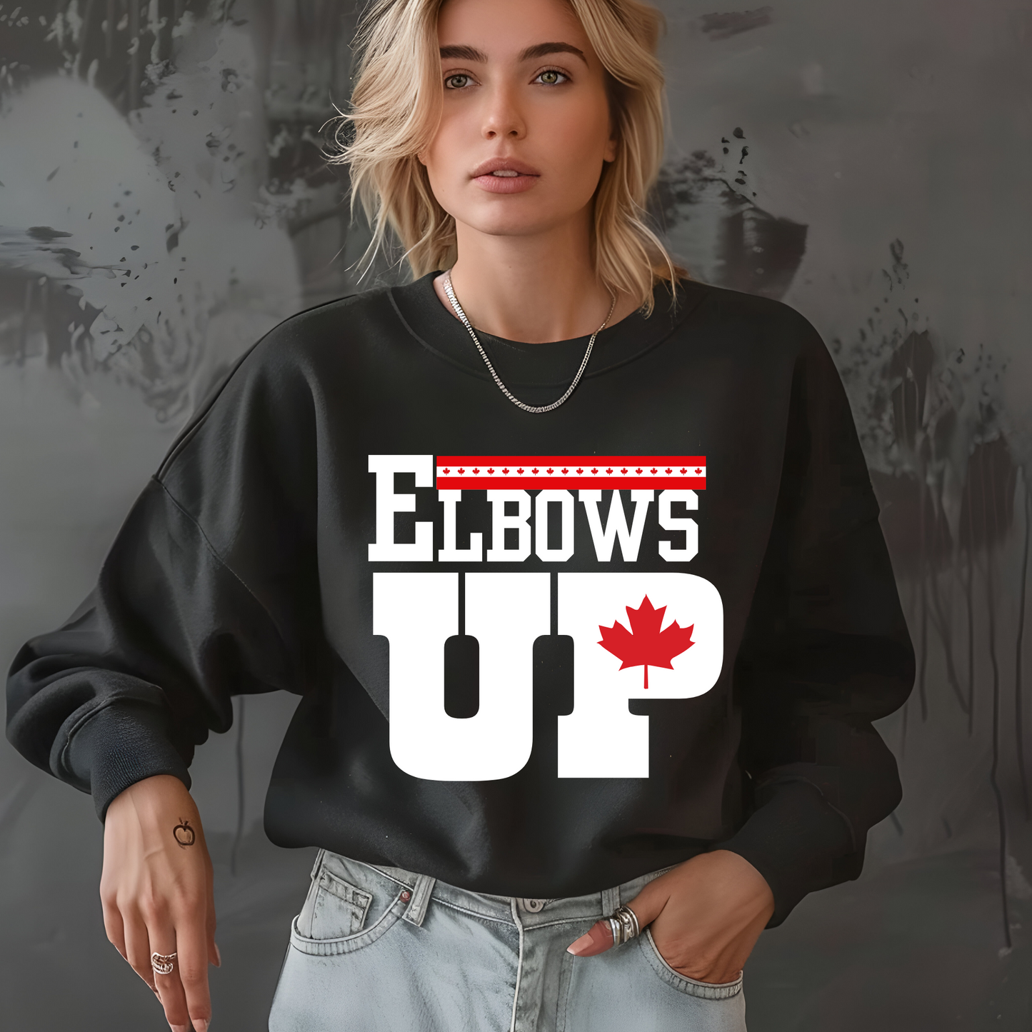"ELBOWS UP" Apparel Collection: Wear Your Canadian Pride with Strength!