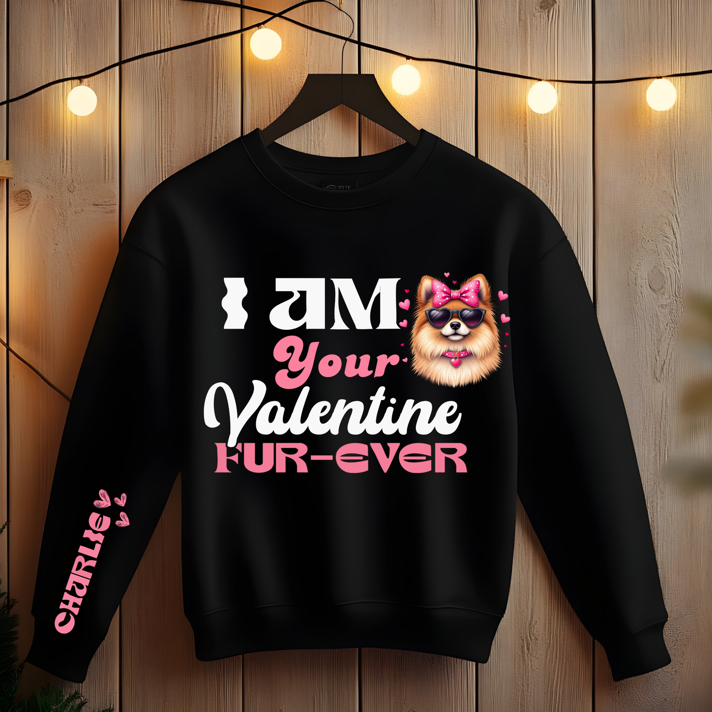 Valentines Dog Sweatshirt