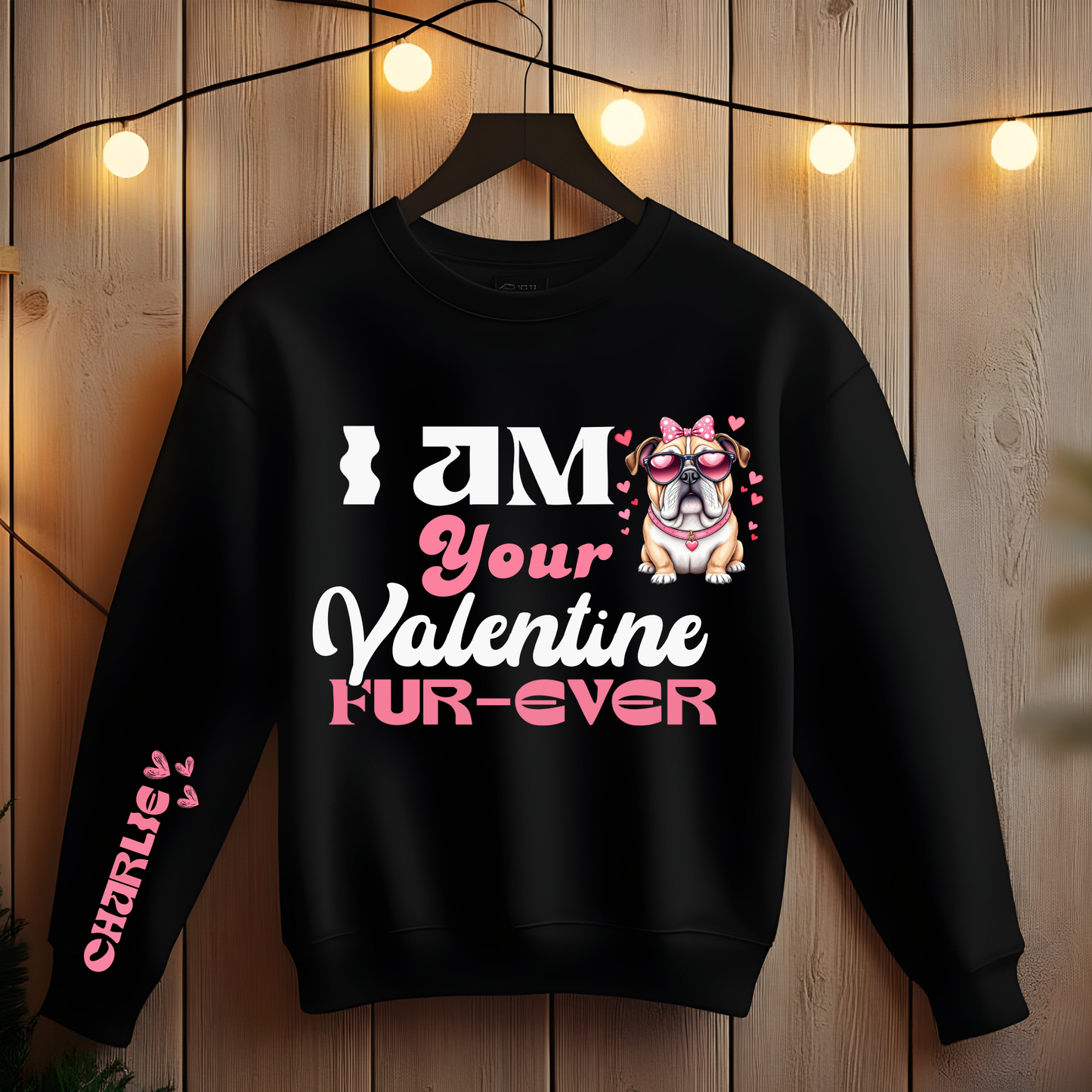 Valentines Dog Sweatshirt