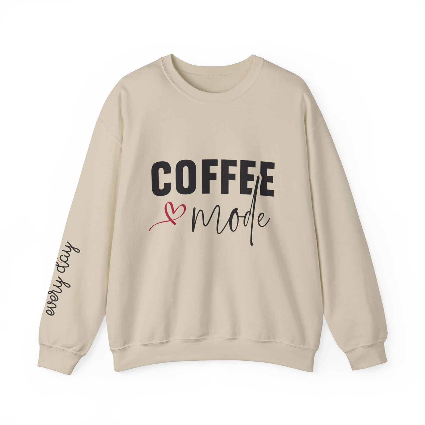 Coffee Mode Heavy Blend Crewneck Sweatshirt