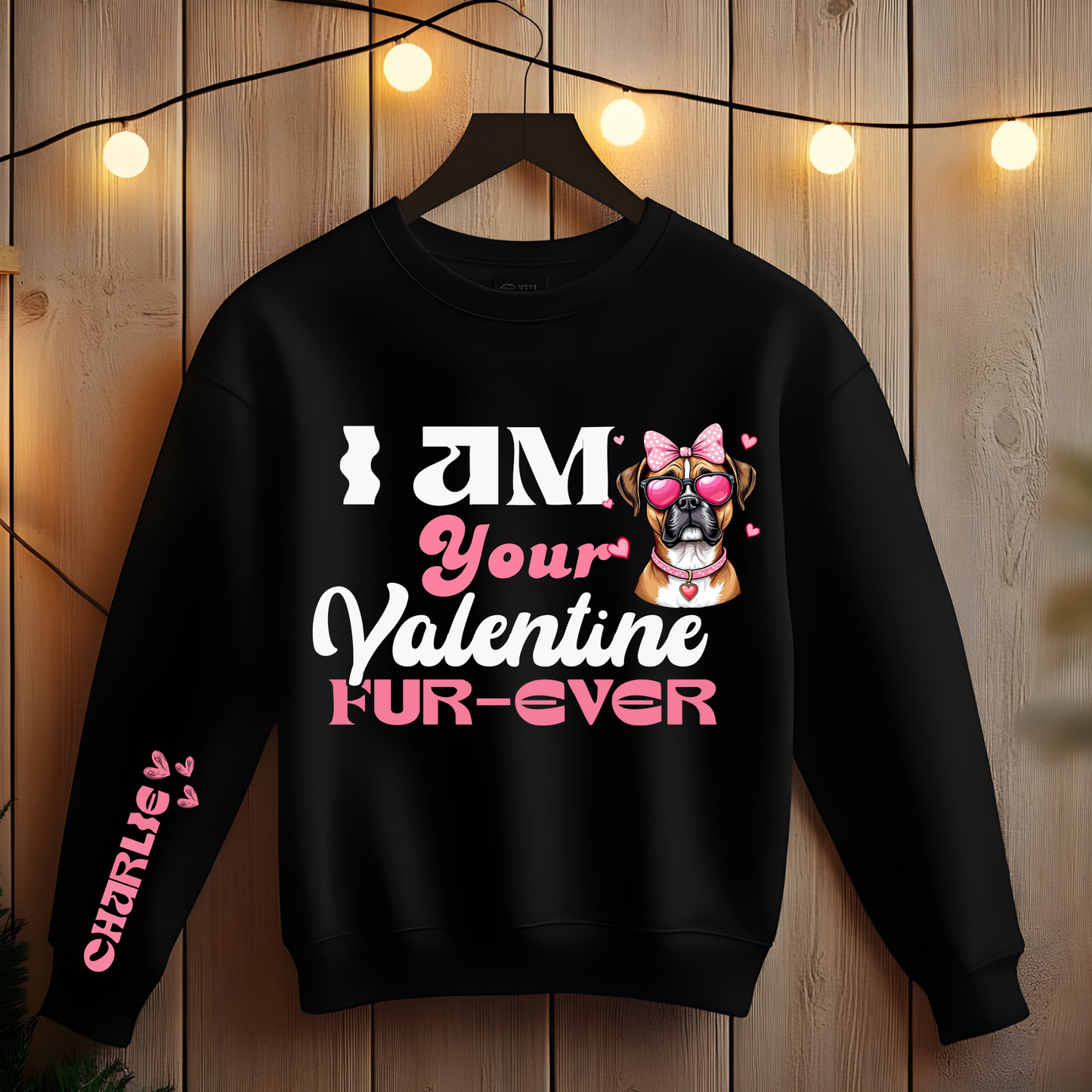 Valentines Dog Sweatshirt