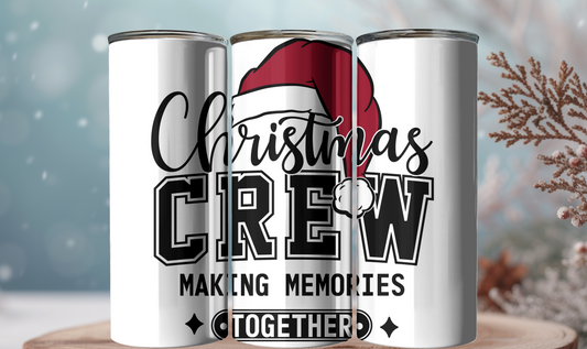 Christmas Crew- 20oz Straight Skinny Tumbler