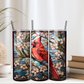 Red Bird - 20oz Straight Skinny Tumbler