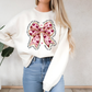 Glitter Bows and Hearts Valentine’s Day Sweatshirt