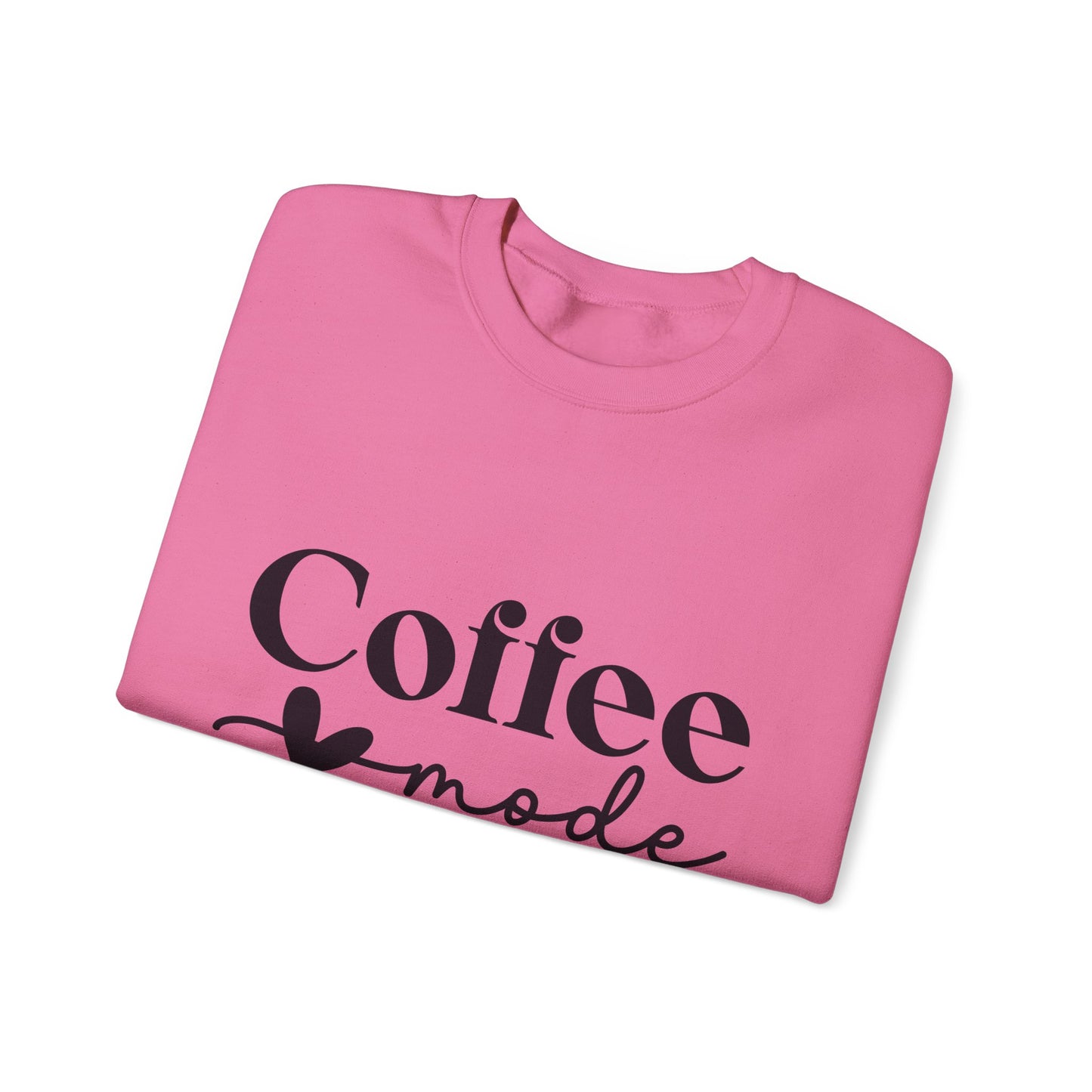 Coffee Mode Heavy Blend Crewneck Sweatshirt