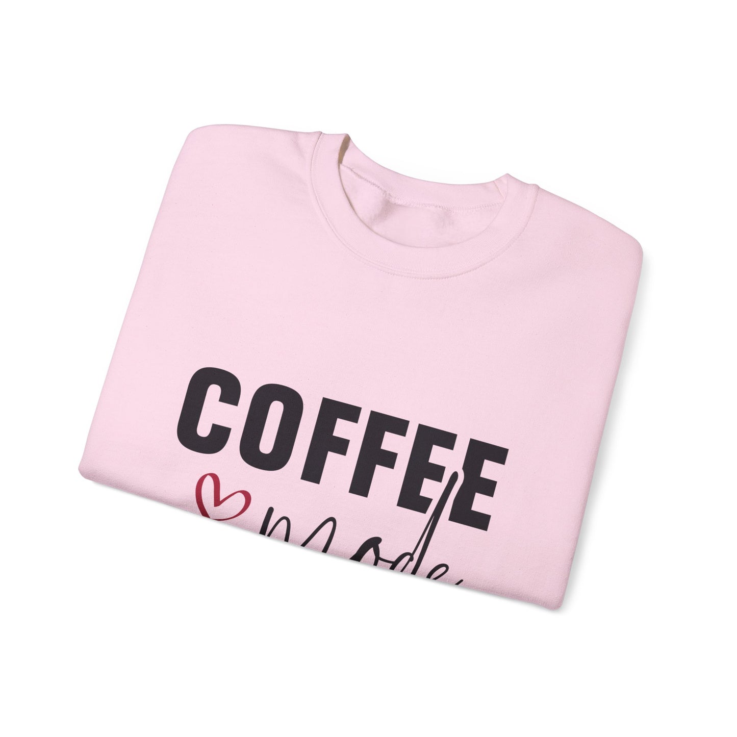 Coffee Mode Heavy Blend Crewneck Sweatshirt