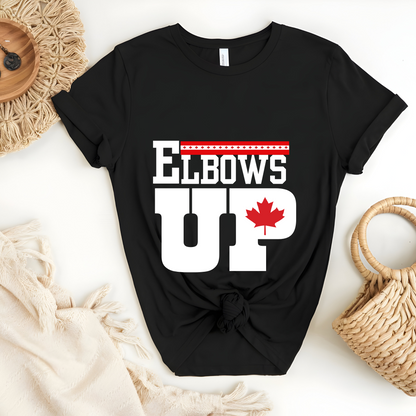 "ELBOWS UP" Apparel Collection: Wear Your Canadian Pride with Strength!