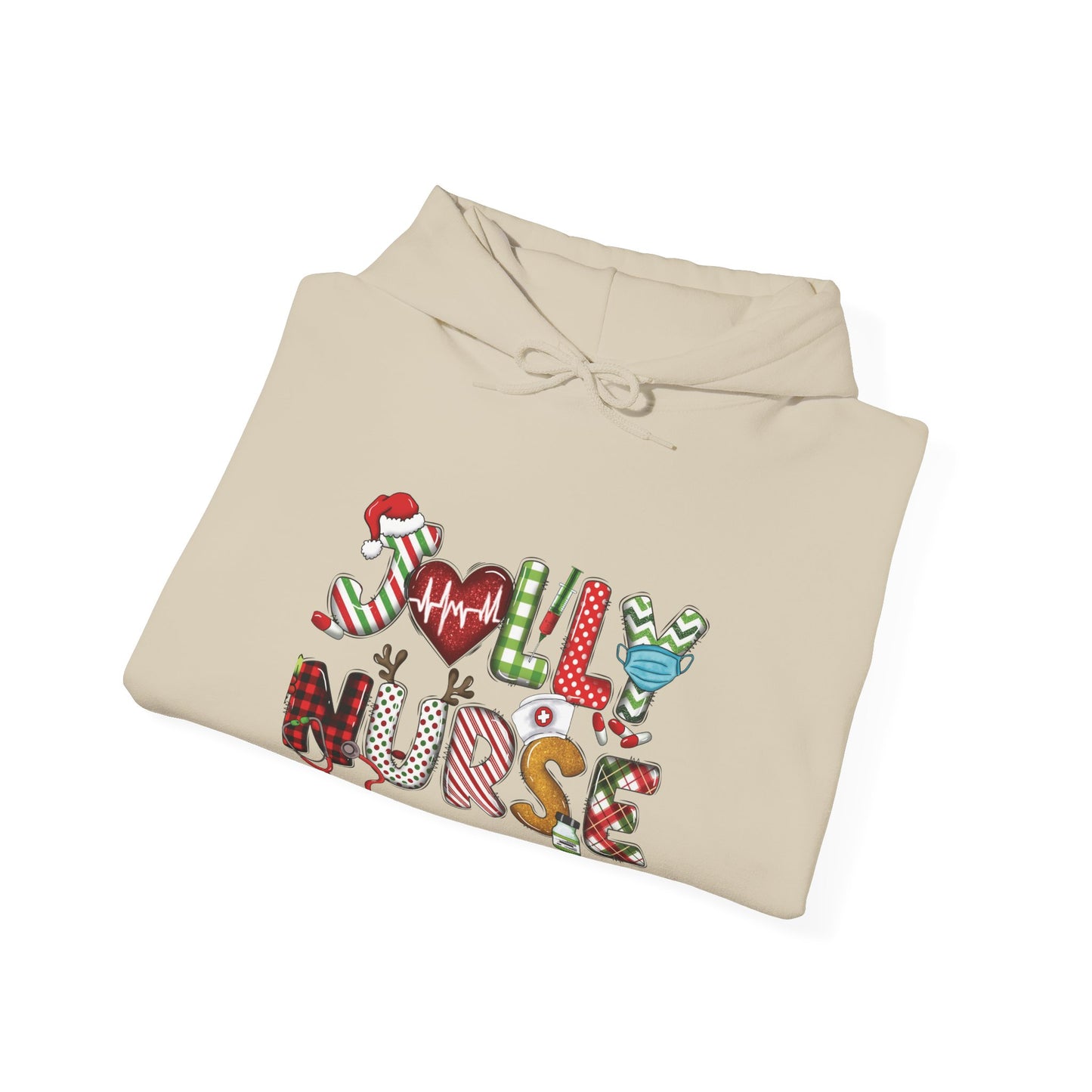 Christmas Jolly Nurse Hoodie