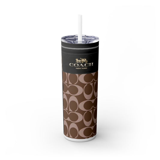 Sip in Style - Luxury 20oz Skinny Tumbler with Straw