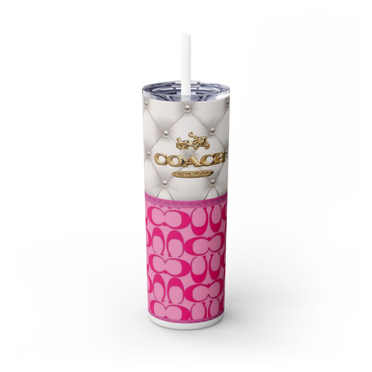 Sip in Style - Luxury 20oz Skinny Tumbler with Straw