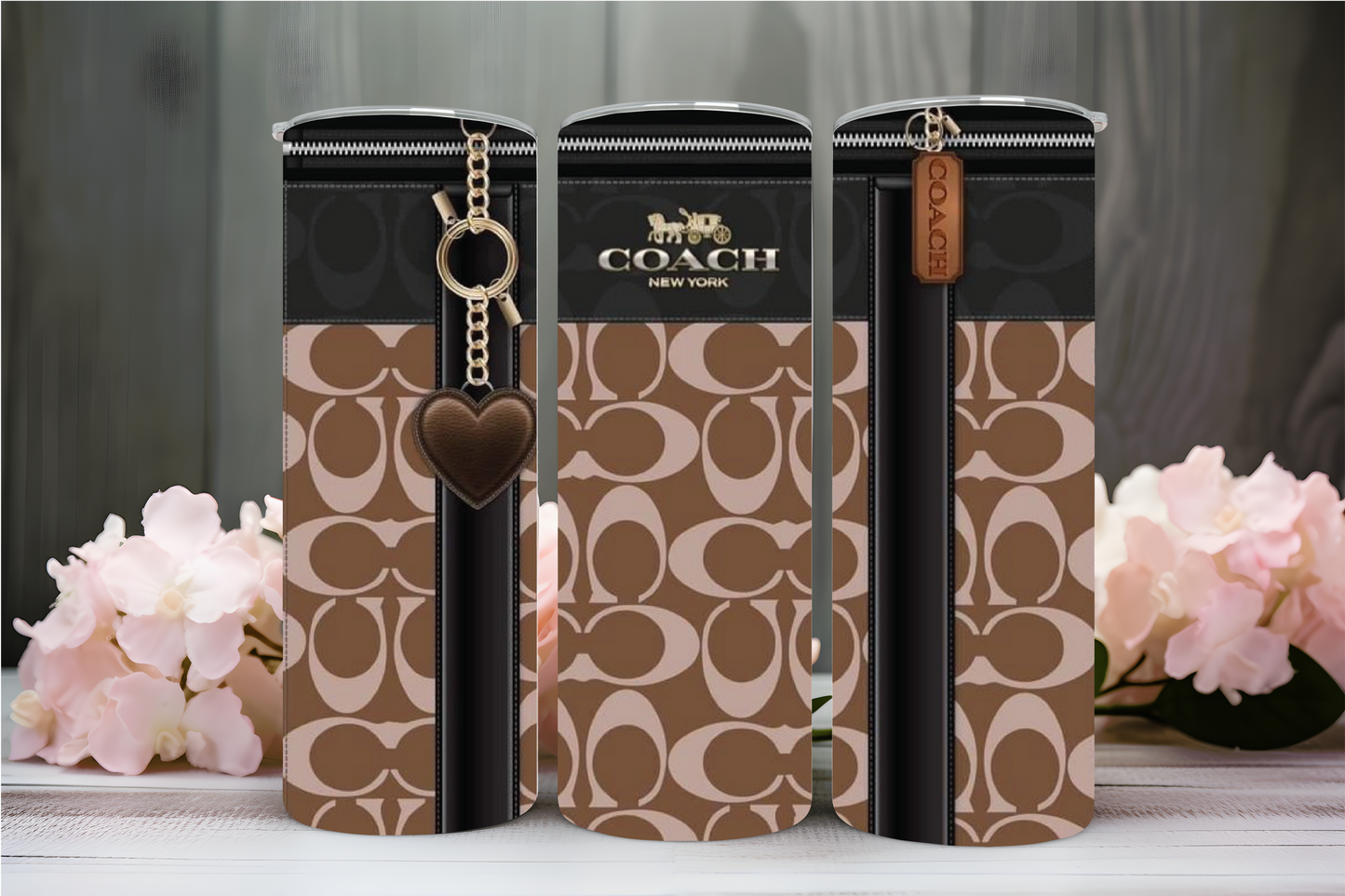 Sip in Style - Luxury 20oz Skinny Tumbler with Straw