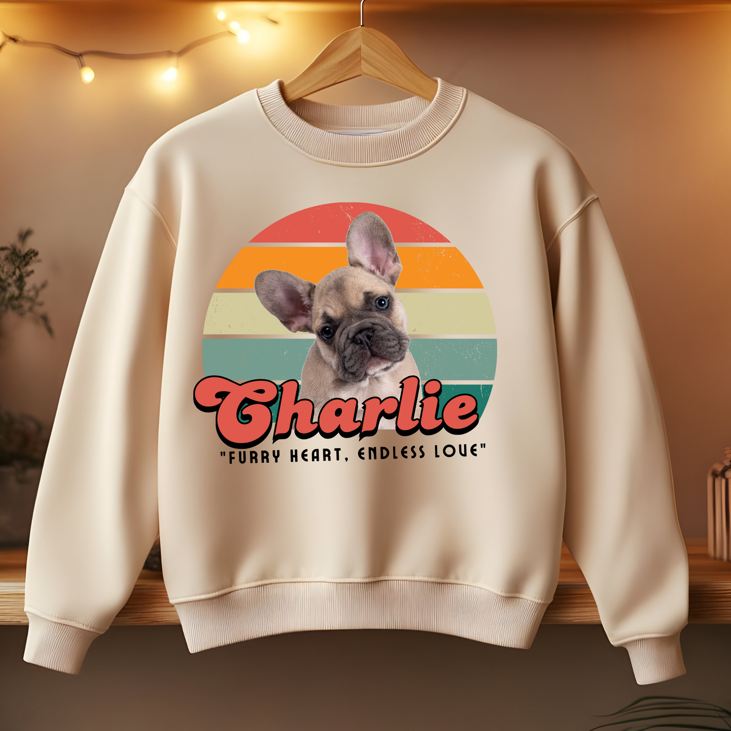 Dog's love Sweatshirt - Vintage design