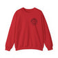 Crewneck Sweatshirt Overstimulated Moms Club Side Front and Back Design