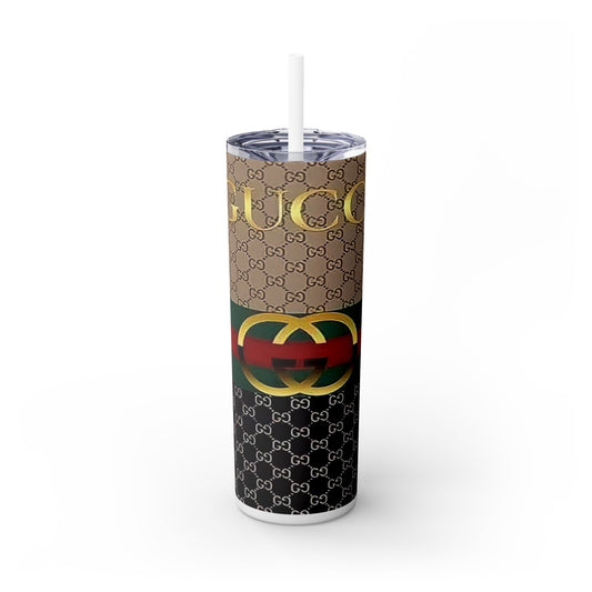 Sip in Style - Luxury 20oz Skinny Tumbler with Straw