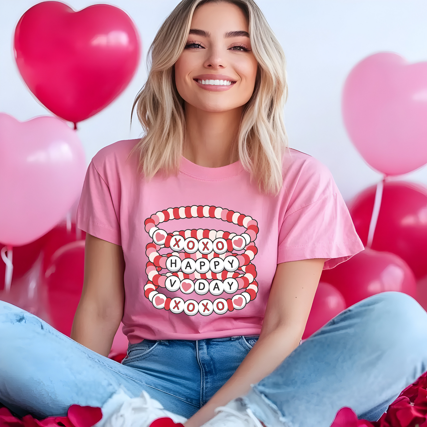 Valentine's Day Friendship Bracelet T-Shirt