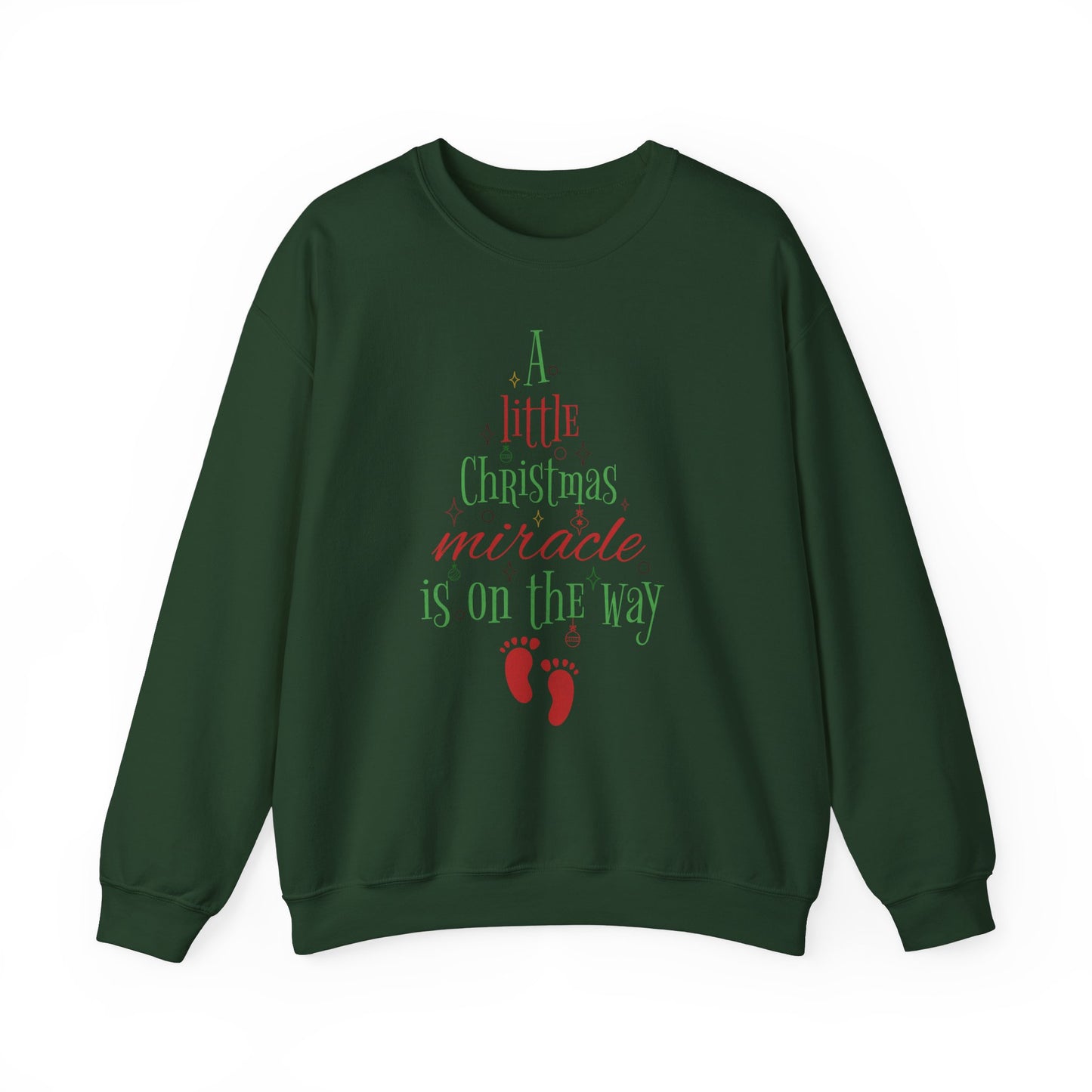 Heavy Blend™ Crewneck Sweatshirt  Mom to Be Funny Christmas Pregnancy Announcement