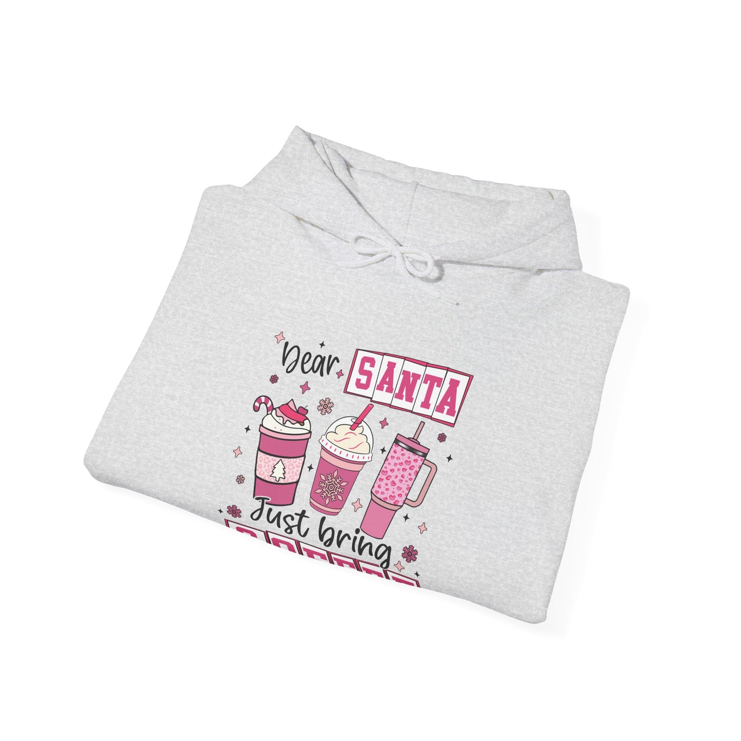 Coffee Lover Hoodie - Dear Santa Just Bring Coffee