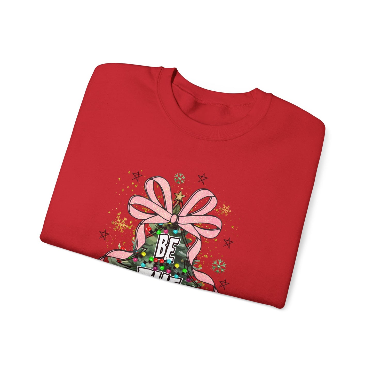 Christmas Tree Bow Crewneck Sweatshirt