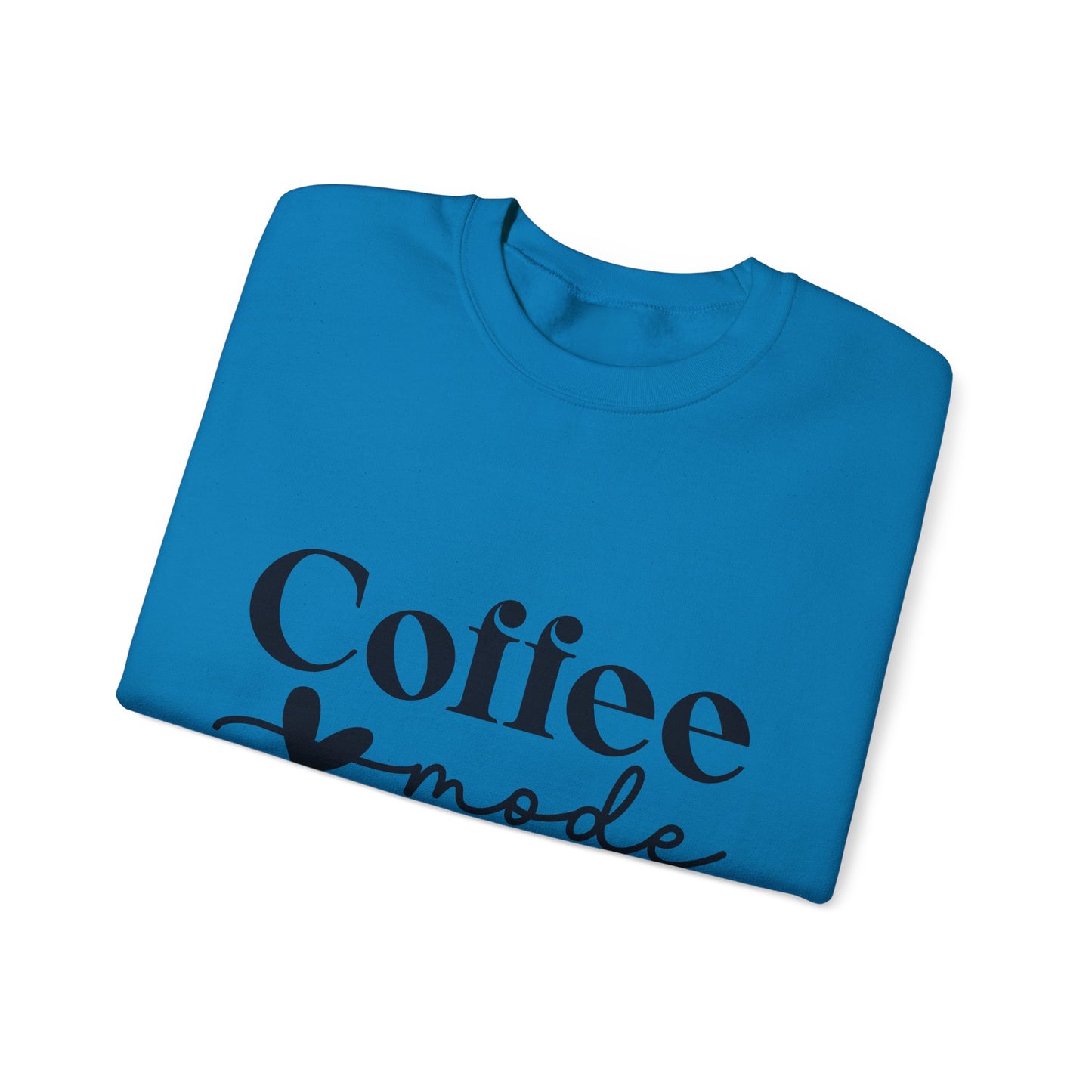 Coffee Mode Heavy Blend Crewneck Sweatshirt