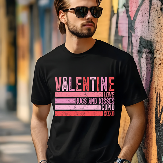 Valentine's Day Retro Vintage Sunset Grunge T-shirt