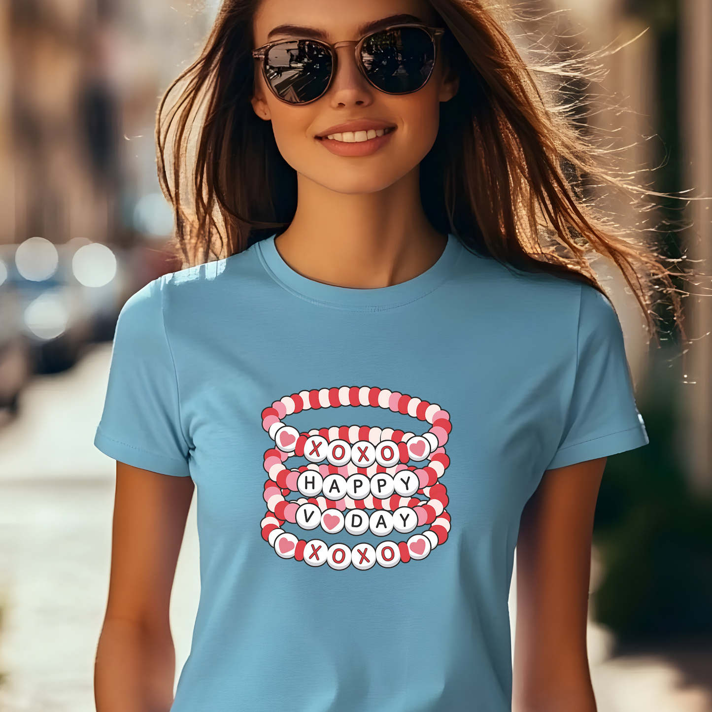 Valentine's Day Friendship Bracelet T-Shirt