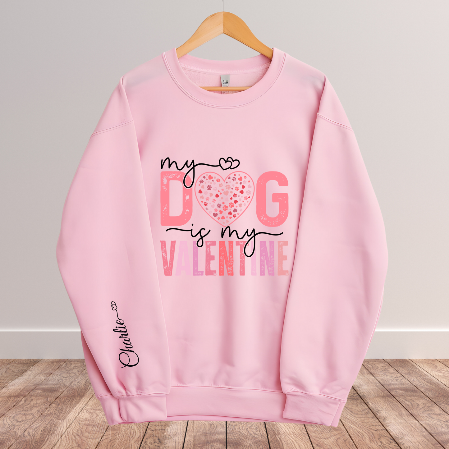 Valentines Dog Sweatshirt