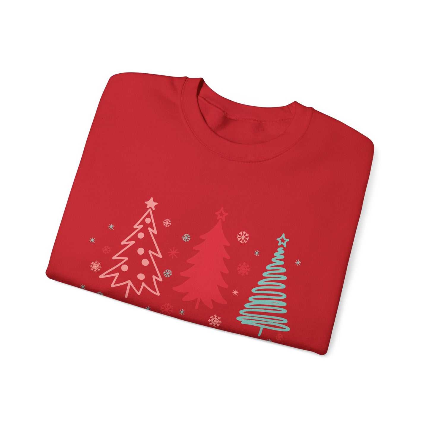 Christmas Joy Unisex Sweatshirt with Sleeve Print