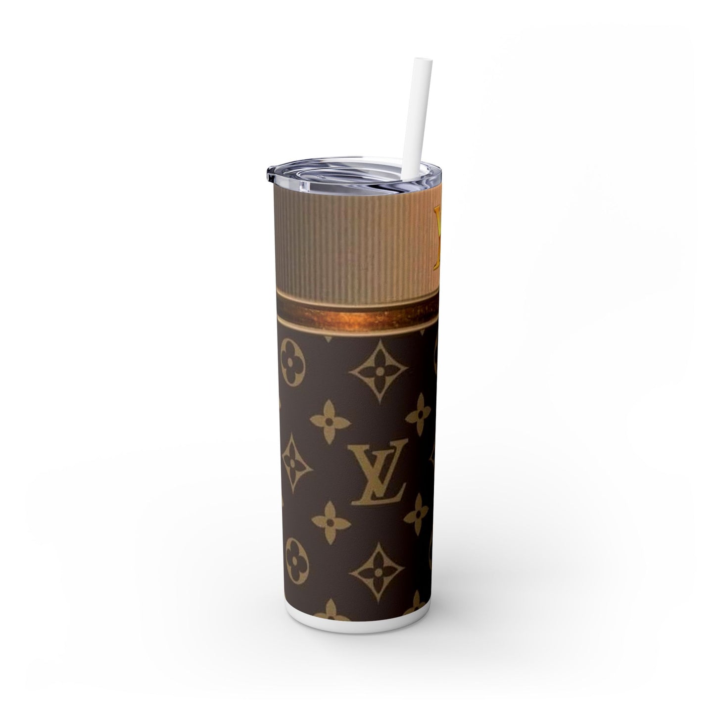 Sip in Style - Luxury 20oz Skinny Tumbler with Straw