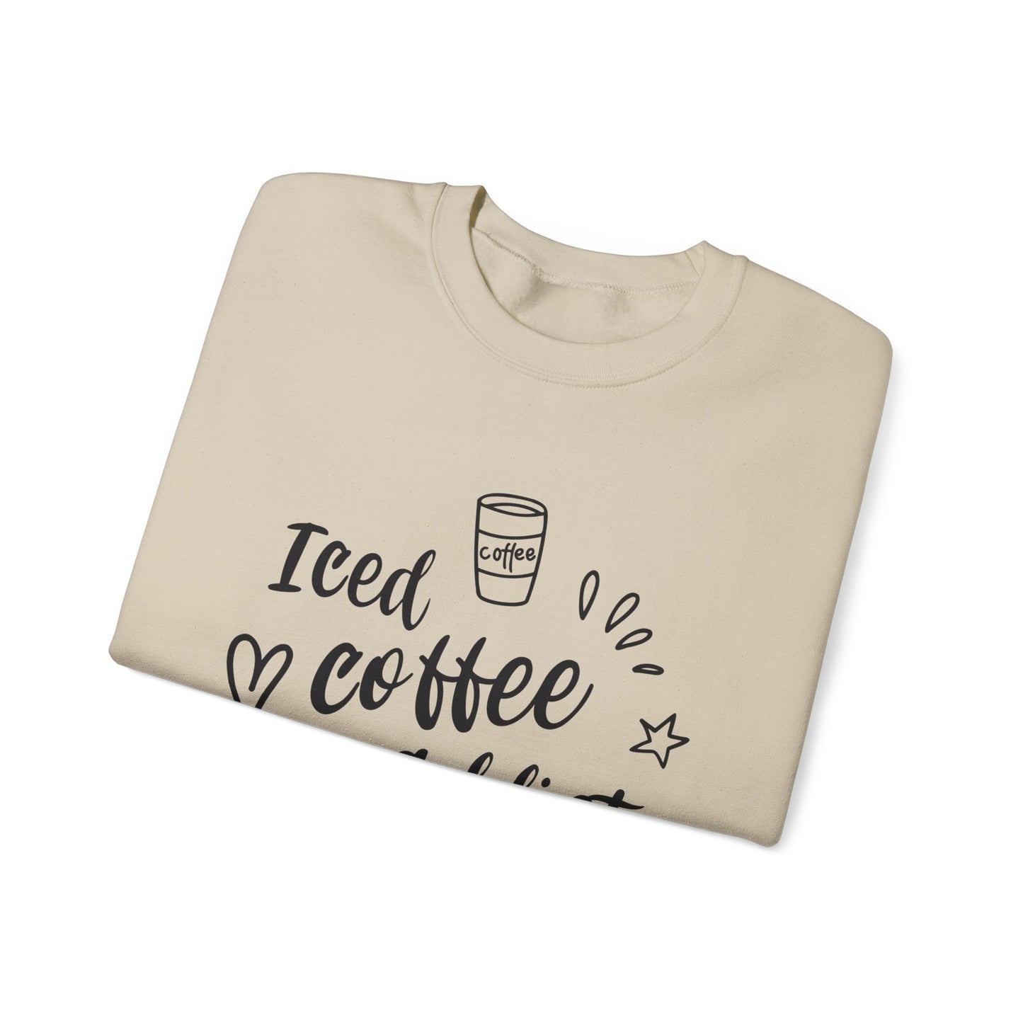 Iced Coffee Addict Heavy Blend Crewneck Sweatshirt