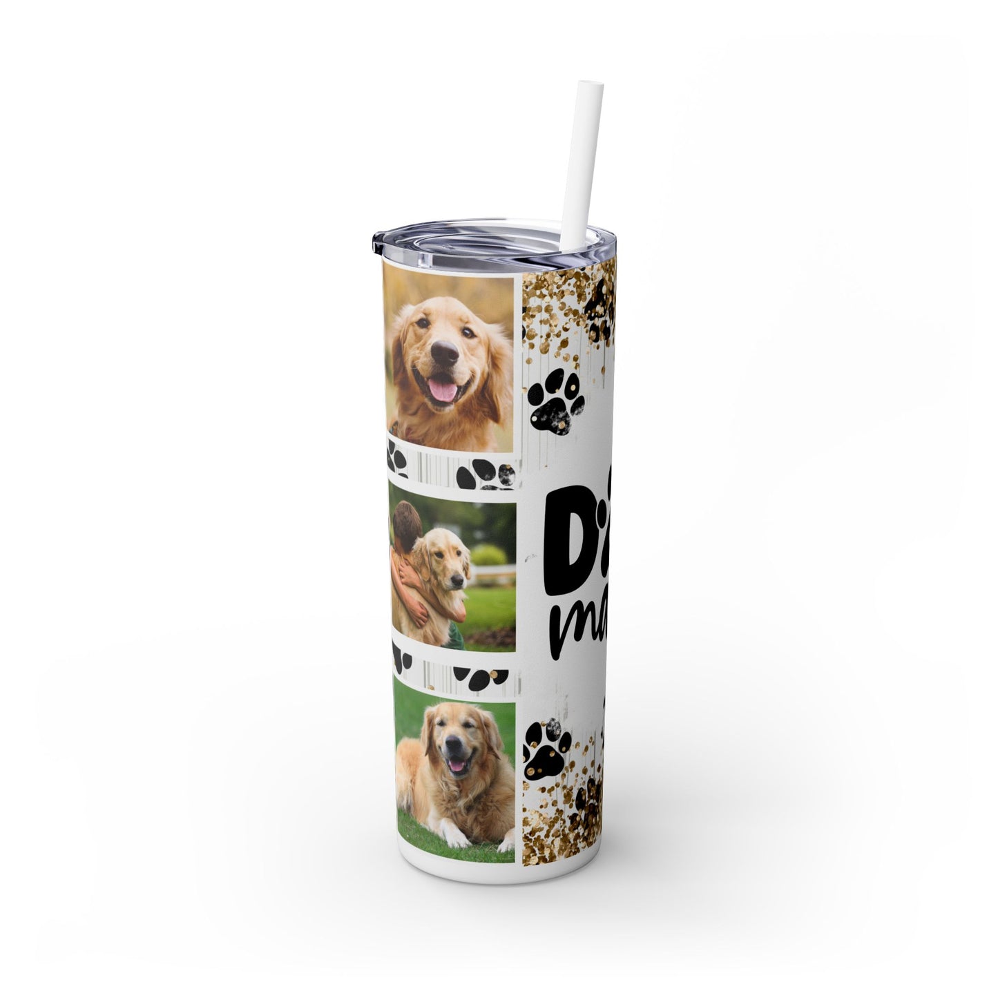 Tumbler with Dog Photos for Dog Lovers