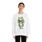 Grinch bow sweatshirt