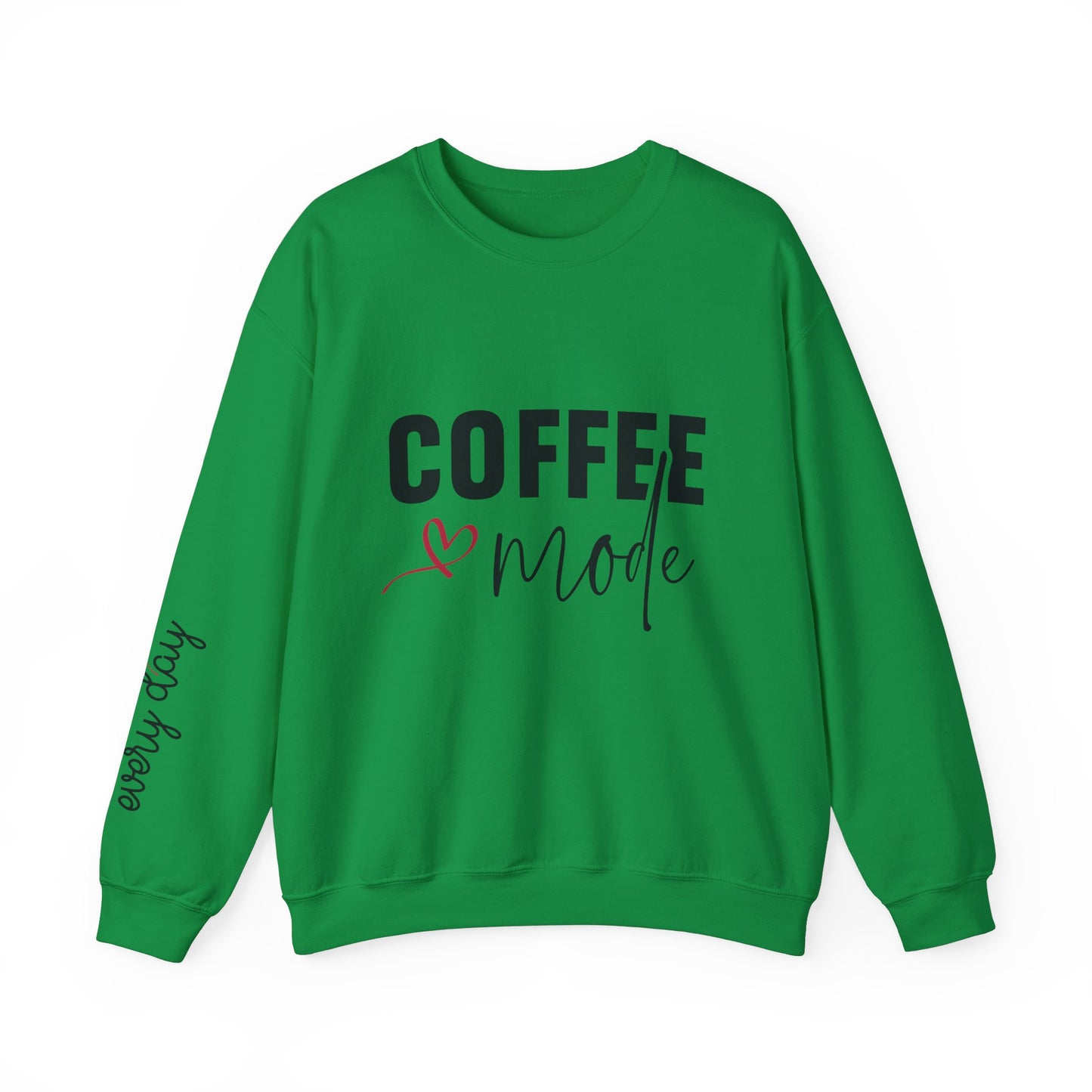 Coffee Mode Heavy Blend Crewneck Sweatshirt