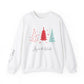 Christmas Joy Unisex Sweatshirt with Sleeve Print