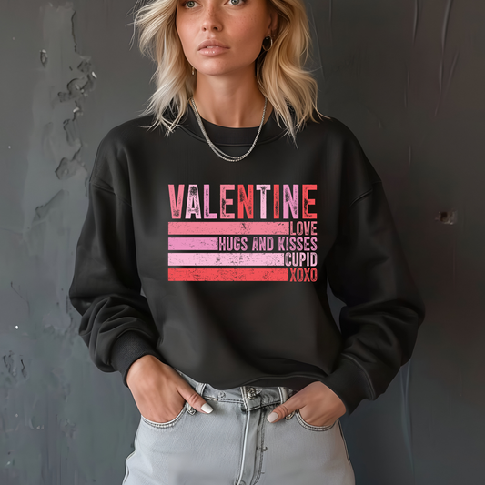 Valentine's Day Retro Vintage  Sweatshirt