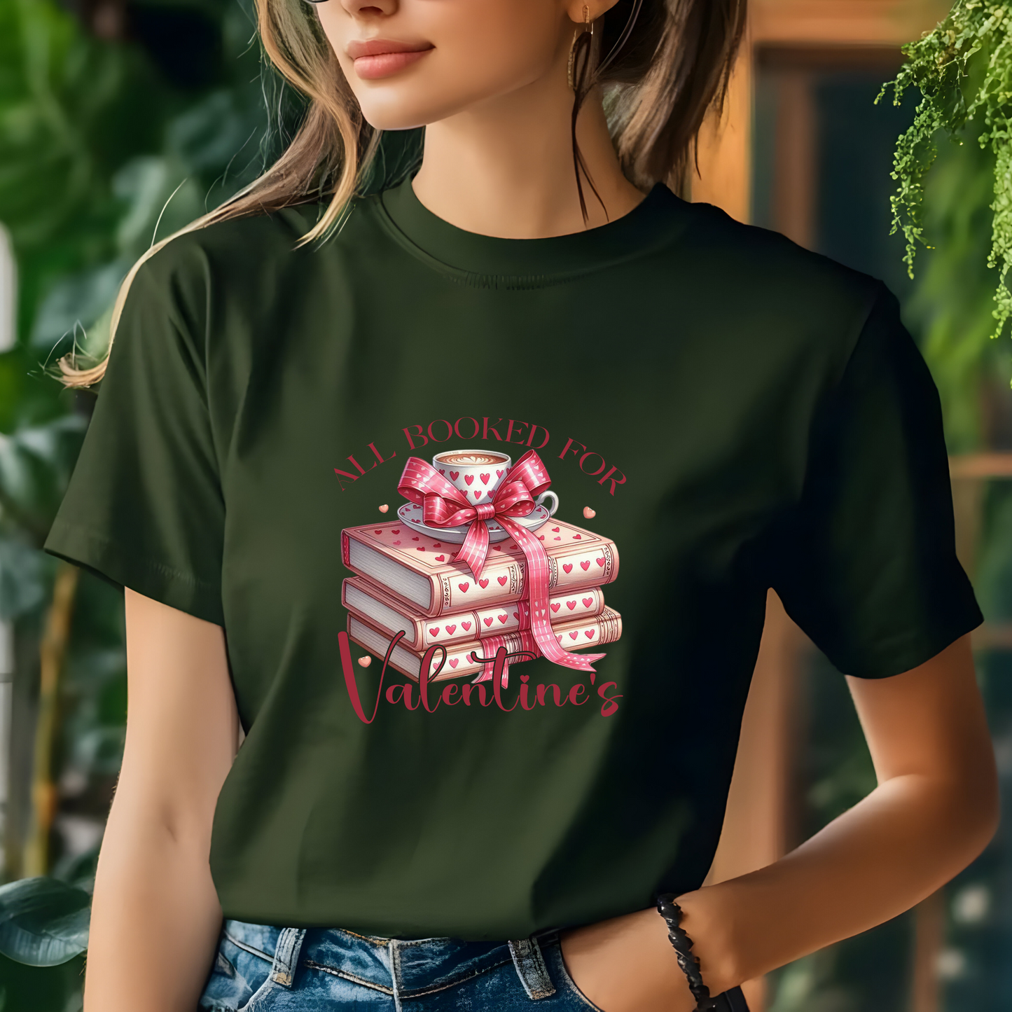 All Booked for Valentine's - Reading Lovers Sweatshirt