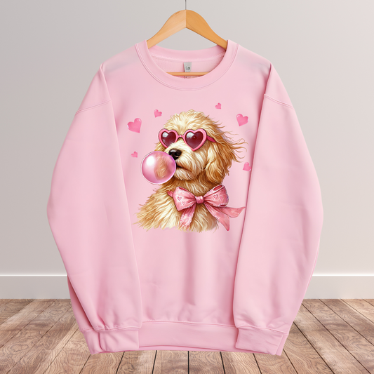 Dogs' lovers - Cute Dog Chewing Gum Sweatshirt