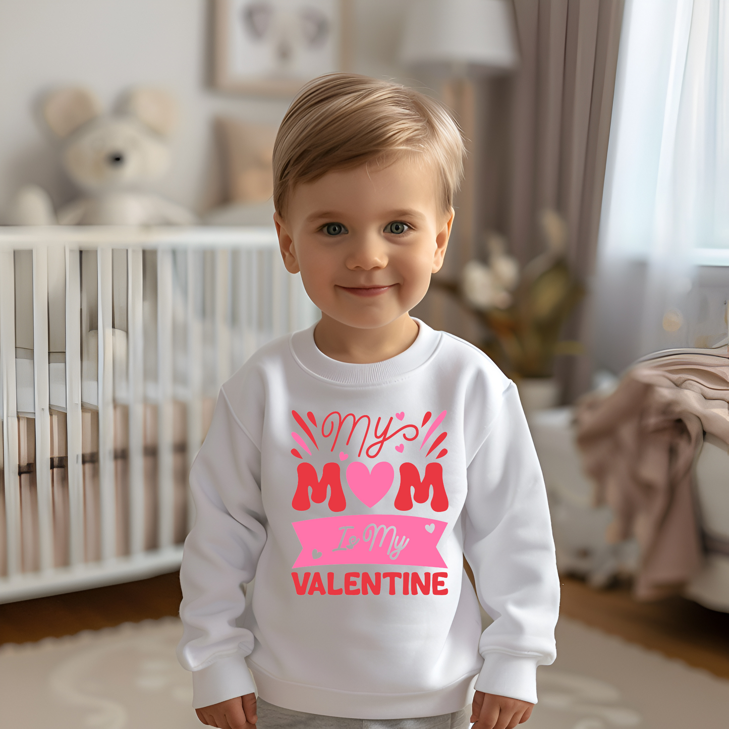 "My Mom is My Valentine" - Kids' T-shirt / Onesie