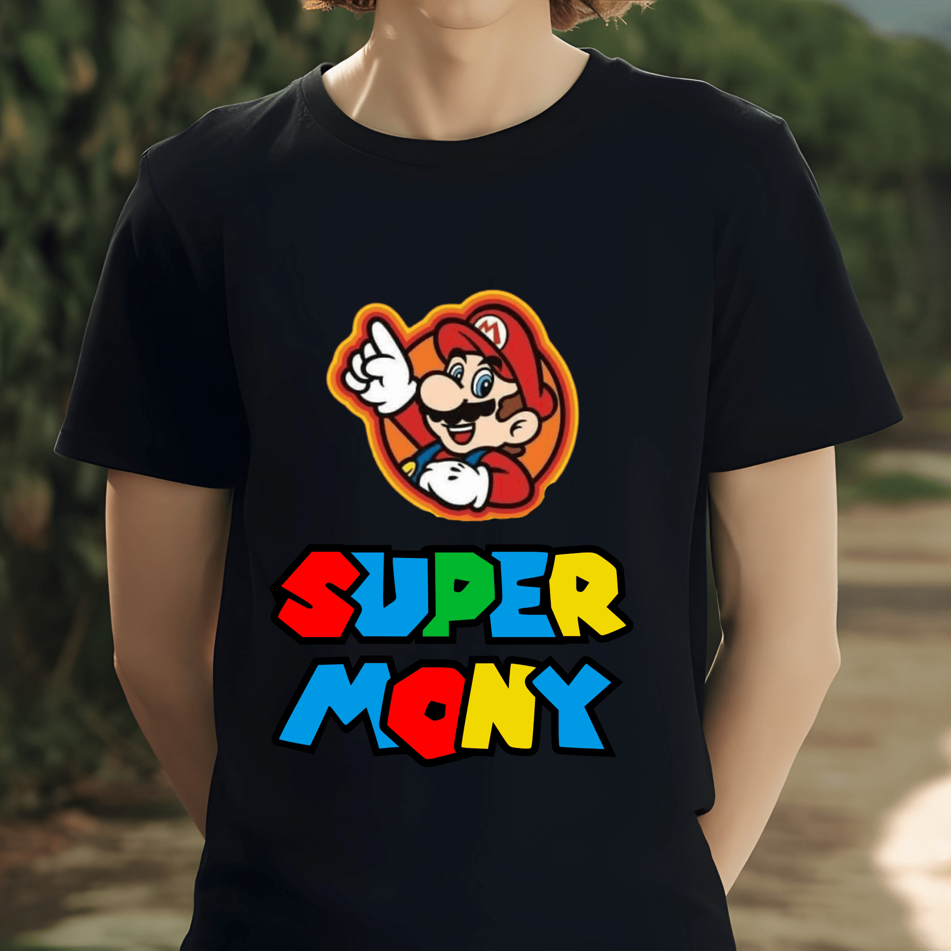 Ink and Charms Designs Black Kids T-Shirt - Super Kid personalized Tshirt