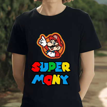 Ink and Charms Designs Black Kids T-Shirt - Super Kid personalized Tshirt