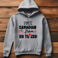 Ink and Charms Designs Sweatshirt Proudly Canadian Collection: 100% CANADIAN FROM EH TO ZED - Wear Your Unmistakable Pride!