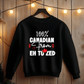 Ink and Charms Designs Sweatshirt Proudly Canadian Collection: 100% CANADIAN FROM EH TO ZED - Wear Your Unmistakable Pride!