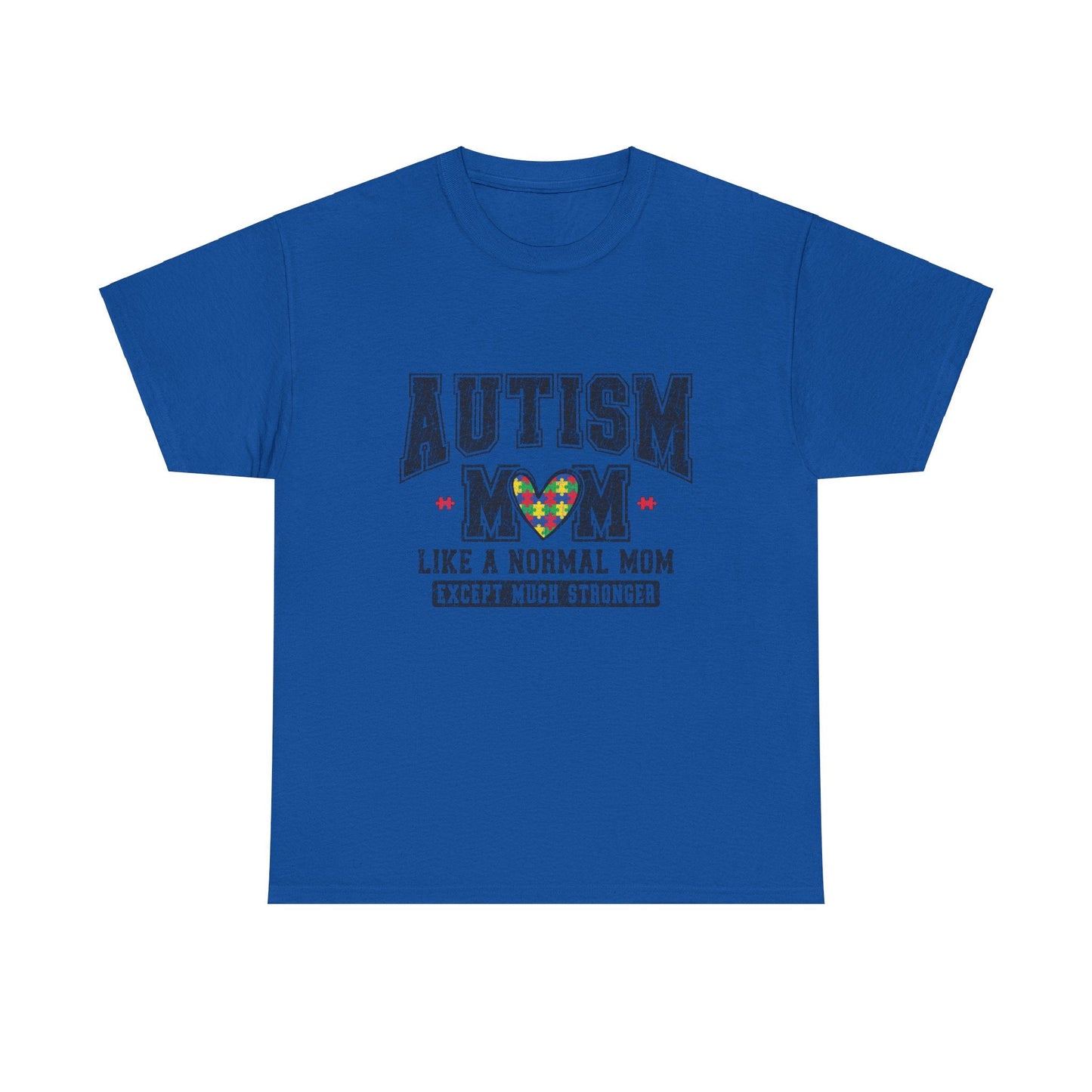 Ink and Charms Designs T-Shirt Royal / S Autism Mom Tee - Much Stronger Design