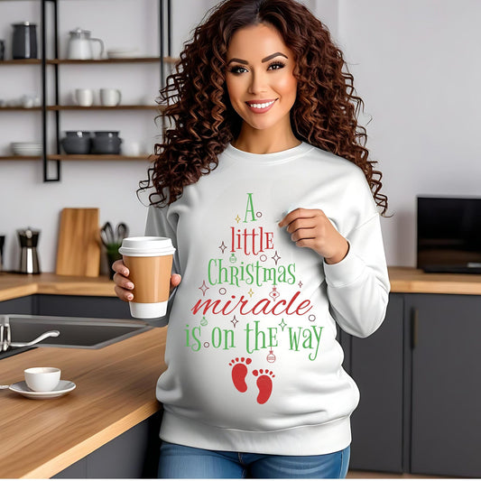 Ink and Charms Designs Sweatshirt Heavy Blend™ Crewneck Sweatshirt  Mom to Be Funny Christmas Pregnancy Announcement