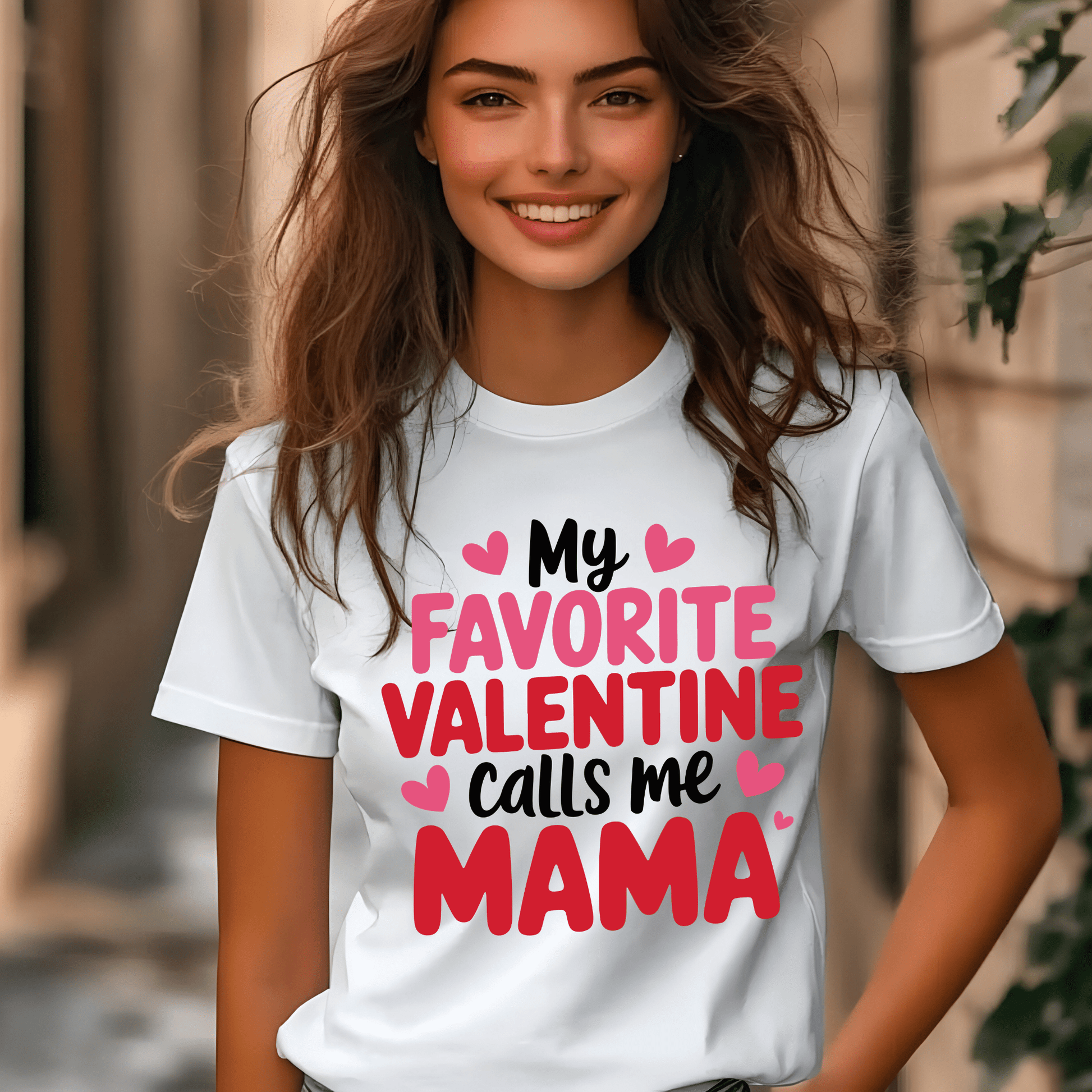 Ink and Charms Designs Sweatshirt My Valentine Calls me Mama T-shirt, Sweatshirt